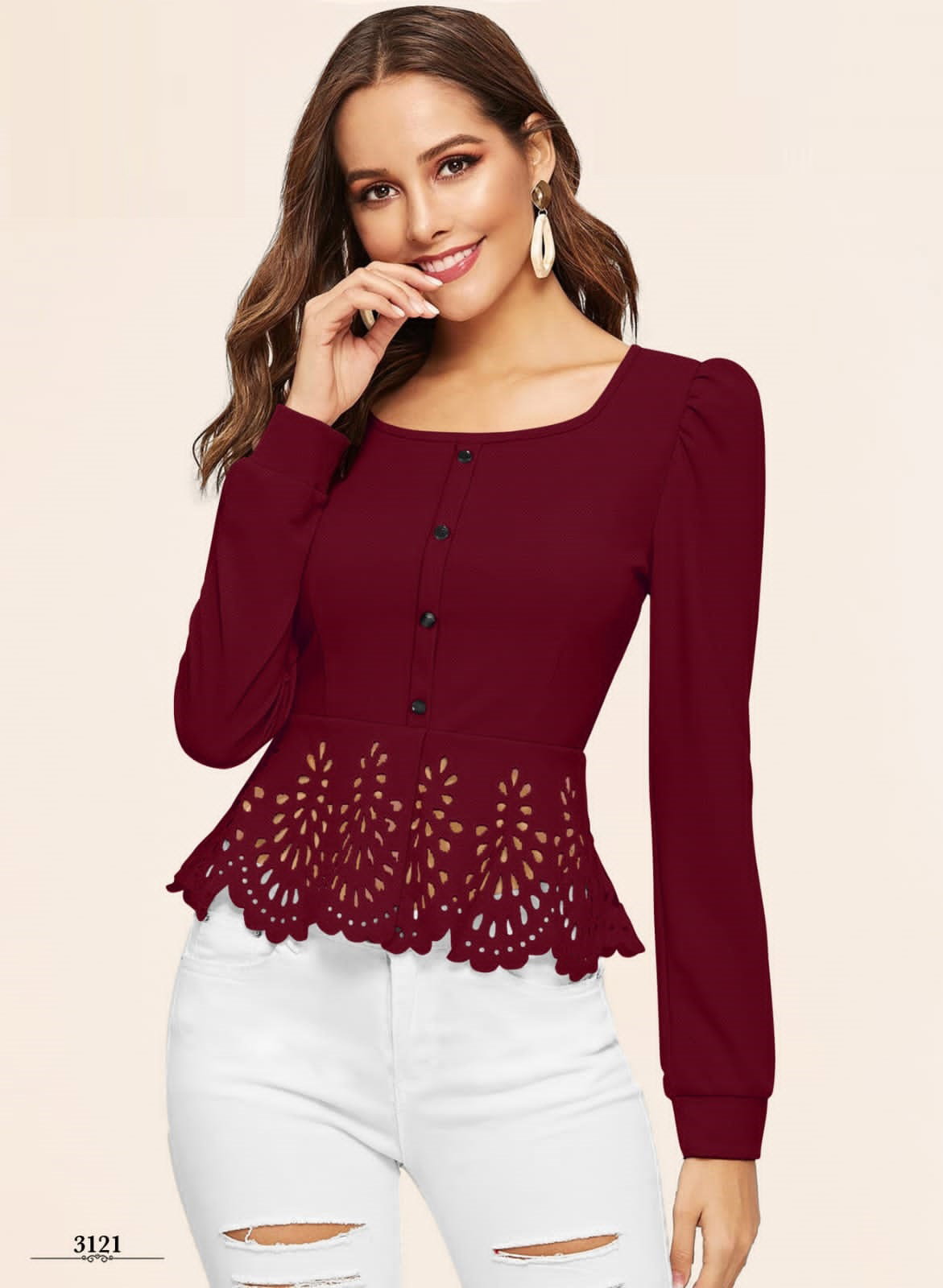 Emily 3121 Fancy Western Top Collection