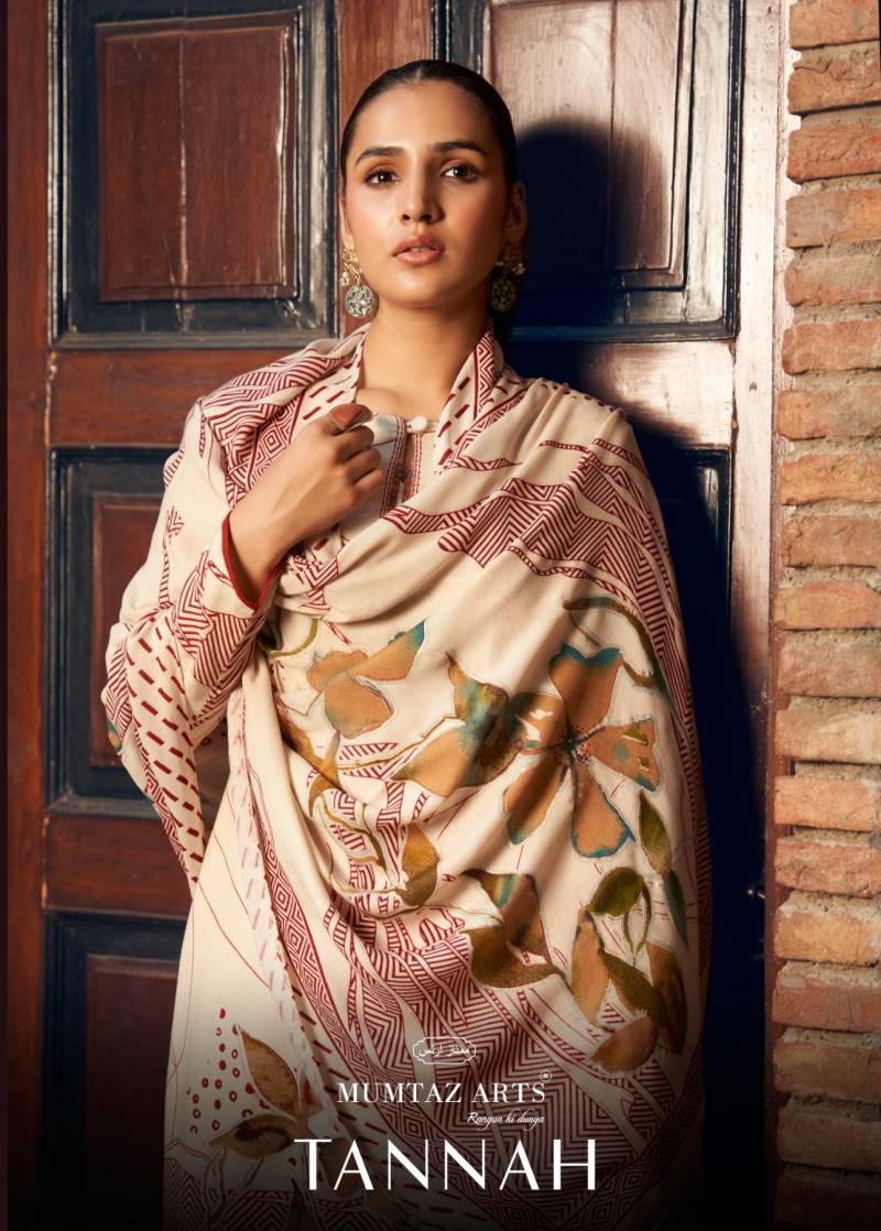 Mumtaz Tannah Viscose Pashmina Printed Dress Material