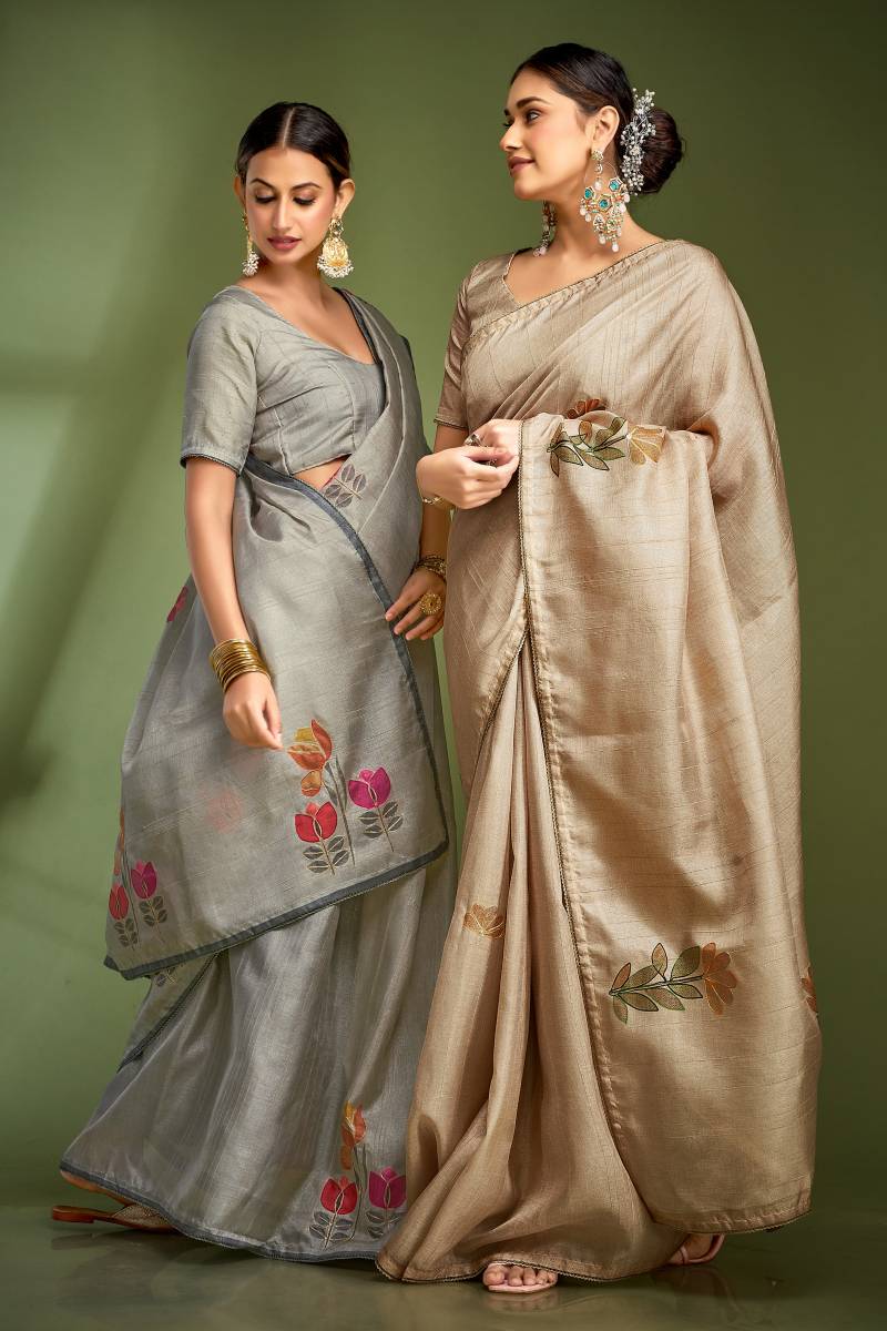 Kala Jamun Neetika Silk Tussar Fancy Saree Collection