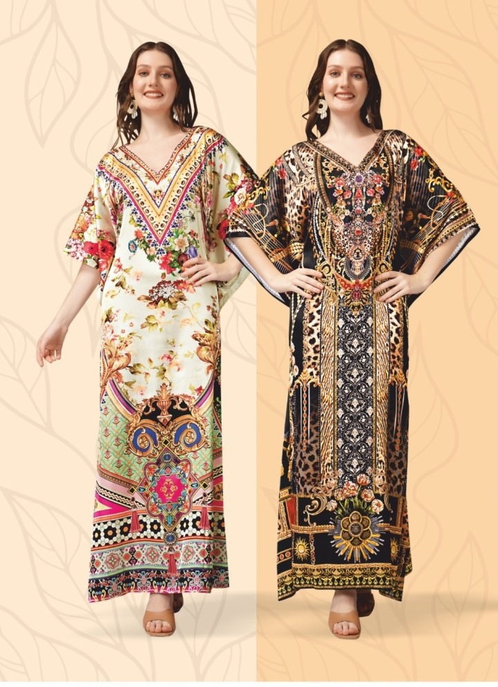 Jisha Kaftan Vol 11 Satin Digital Printed Kaftan Collection