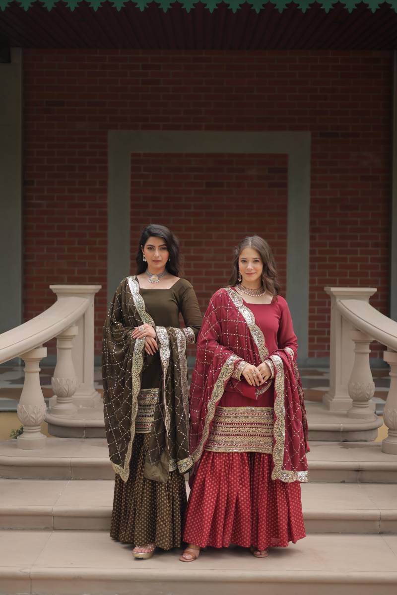 Anamika Vol 145 Faux Georgette Designer Salwar Suit