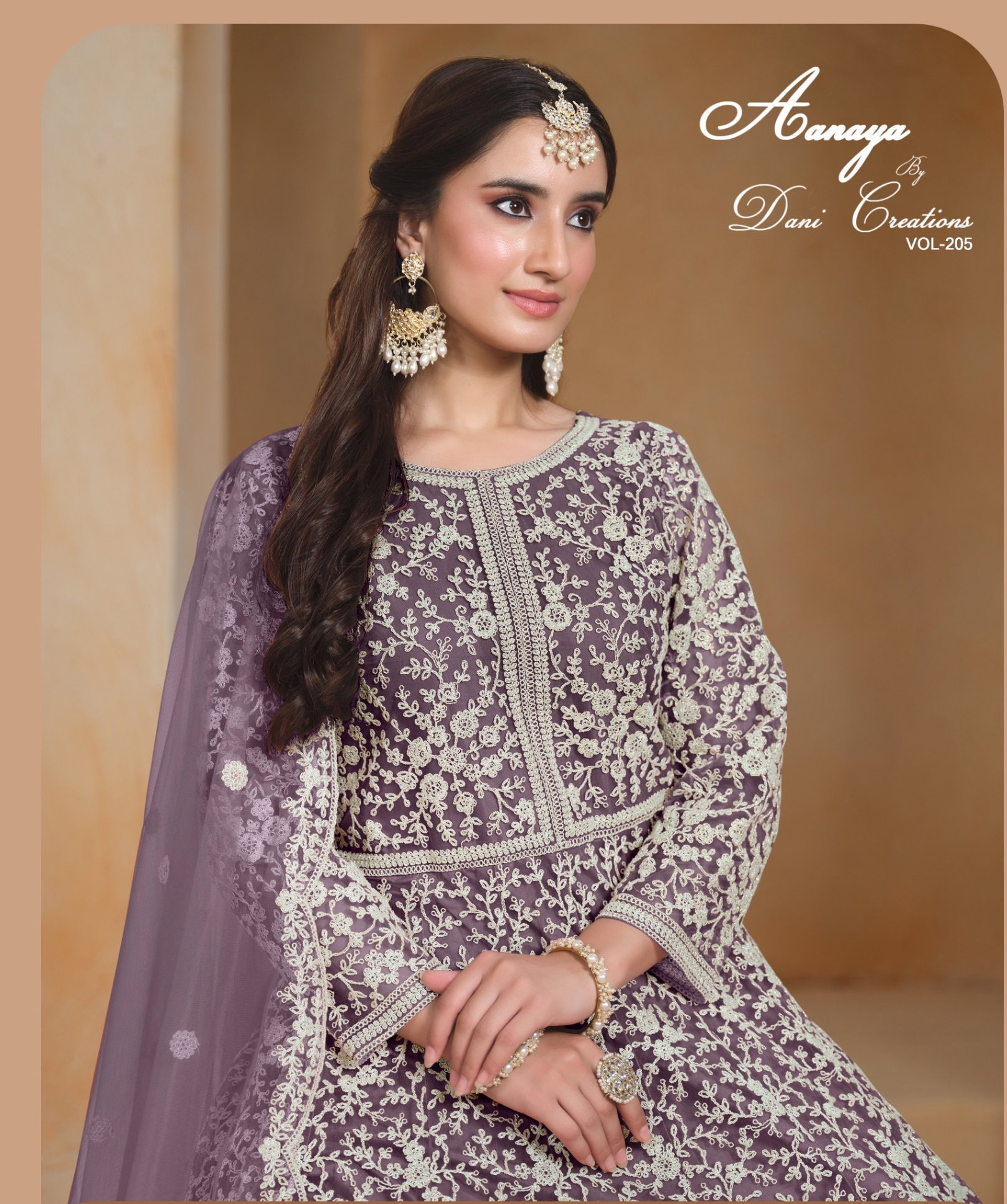 Dani Aanaya Vol 205 Designer Net Gown Collection