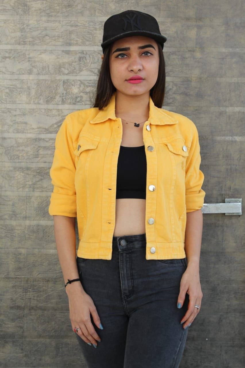 Zoei Denim Jacket Girls Wear Winter Collection