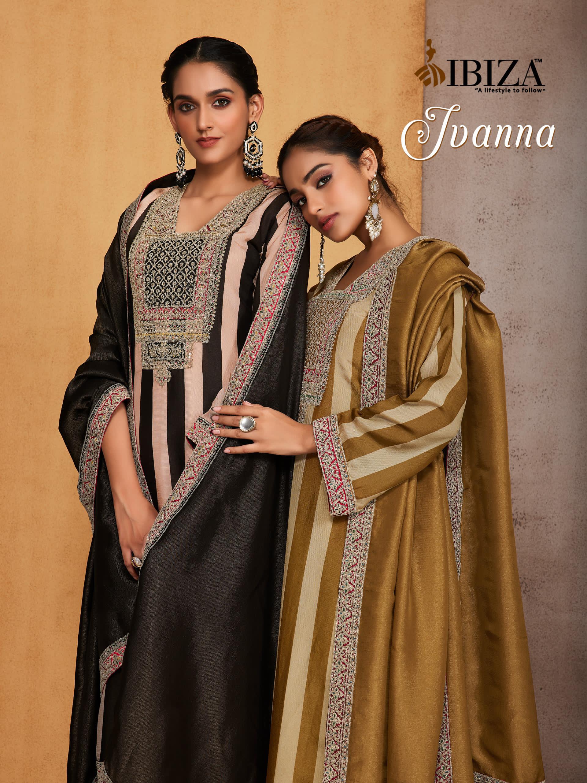  IBIZA IVANNA 01 DESIGNER KURTI PANT WITH DUPATTA COLLECTION