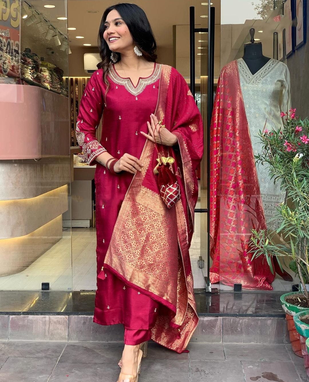 KUSUMA KL-01 KURTI PANT WITH DUPATTA COLLECTION