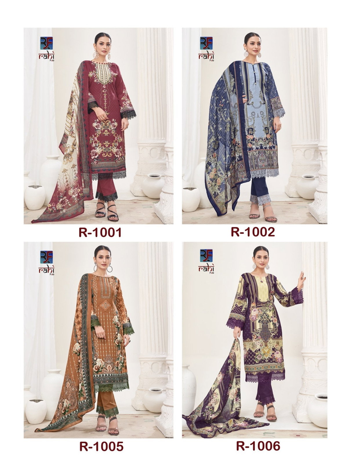 Rahi Rahabat Vol 01 Digitial Printed Karachi Dress Material