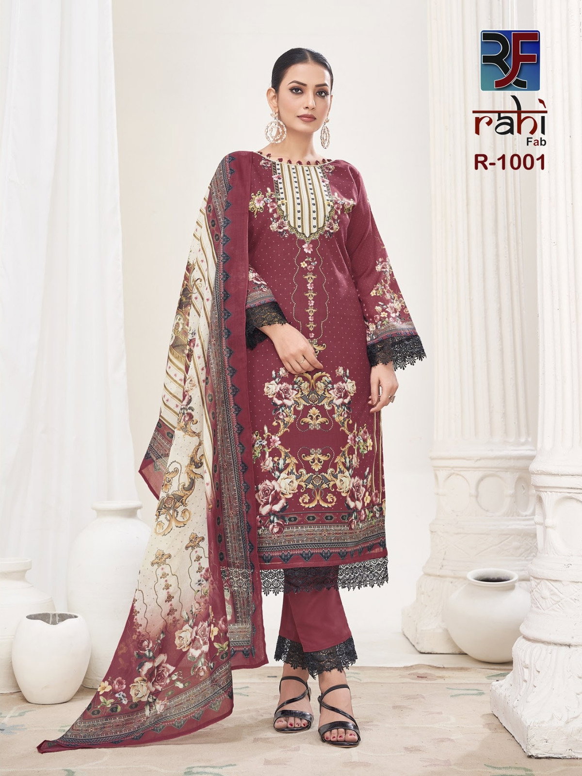 Rahi Rahabat Vol 01 Digitial Printed Karachi Dress Material