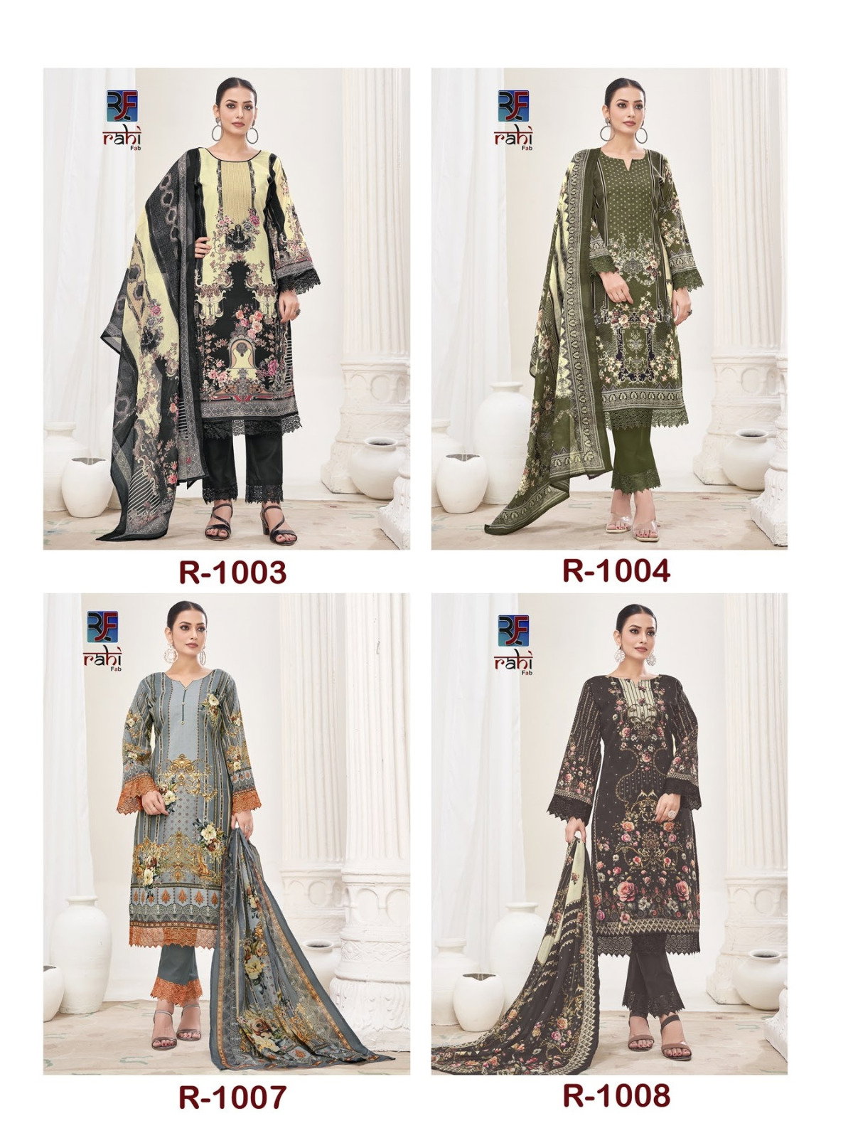 Rahi Rahabat Vol 01 Digitial Printed Karachi Dress Material