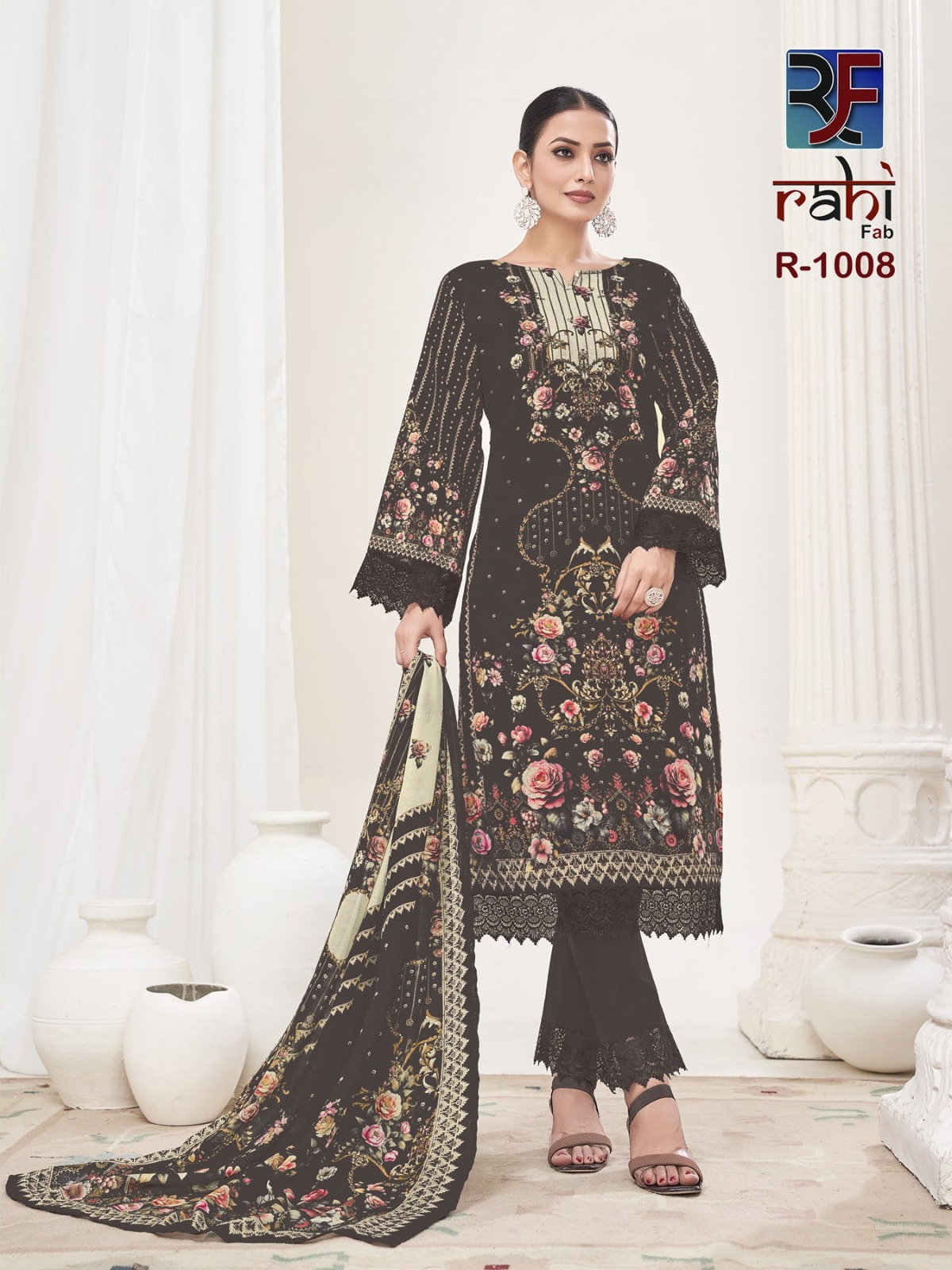 Rahi Rahabat Vol 01 Digitial Printed Karachi Dress Material