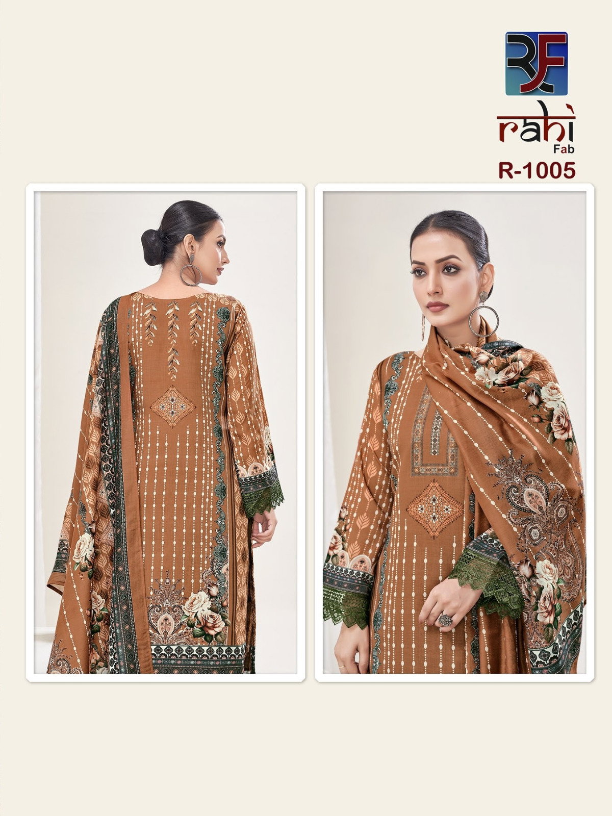 Rahi Rahabat Vol 01 Digitial Printed Karachi Dress Material