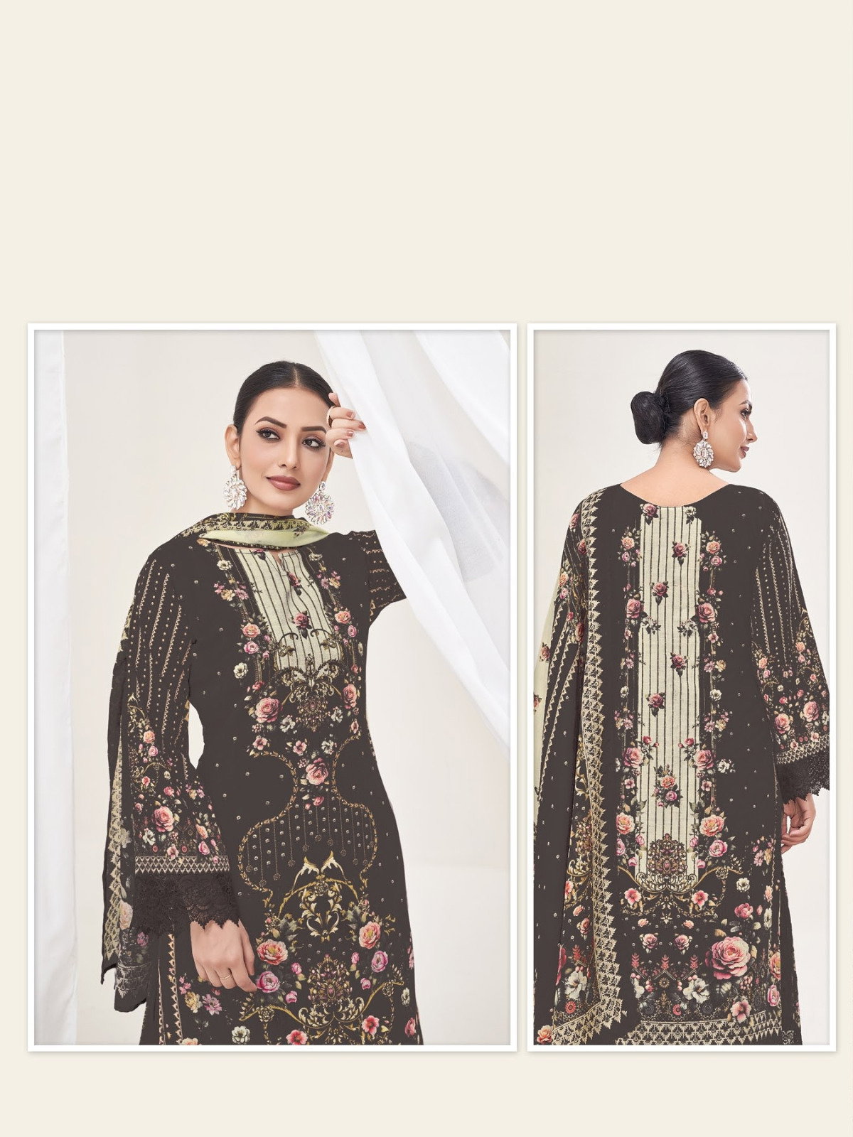Rahi Rahabat Vol 01 Digitial Printed Karachi Dress Material