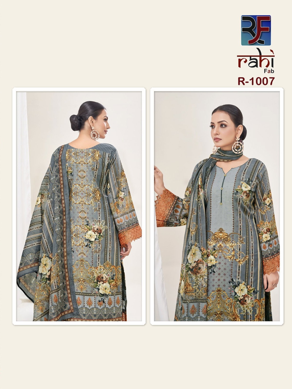 Rahi Rahabat Vol 01 Digitial Printed Karachi Dress Material