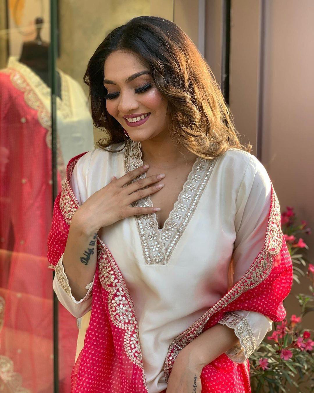 KUSUMA AK-01 KURTI WITH BOTTOM DUPATTA COLLECTION