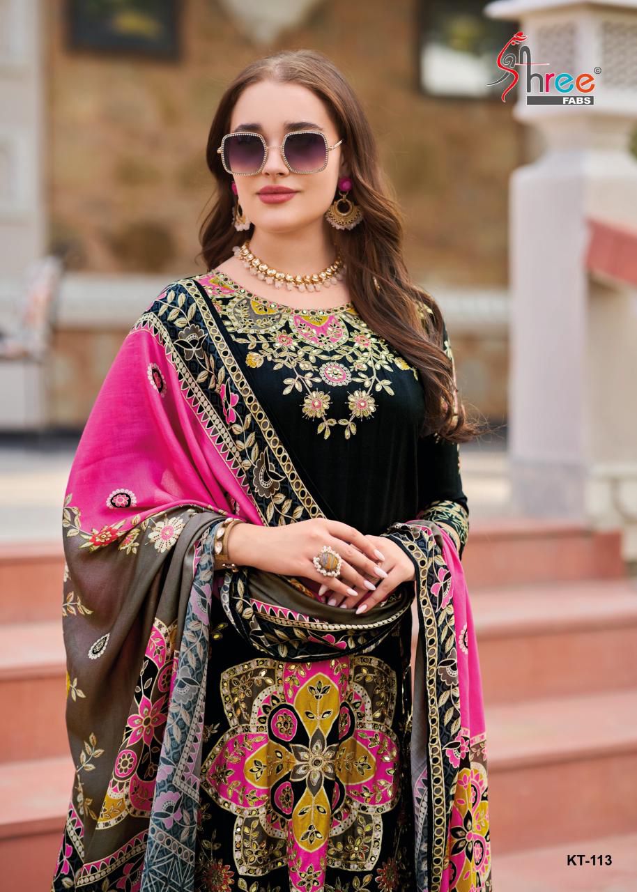 SHREE FABS KT 113 VISCOSE PAKISHTANI SALWAR SUIT COLLECTION