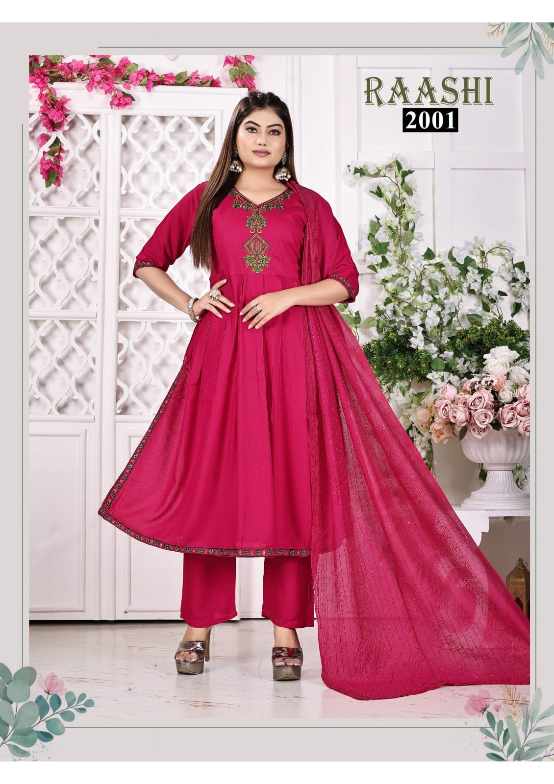 Trendy Rashi Vol 02 Anarkali Designed Kurtis Collection