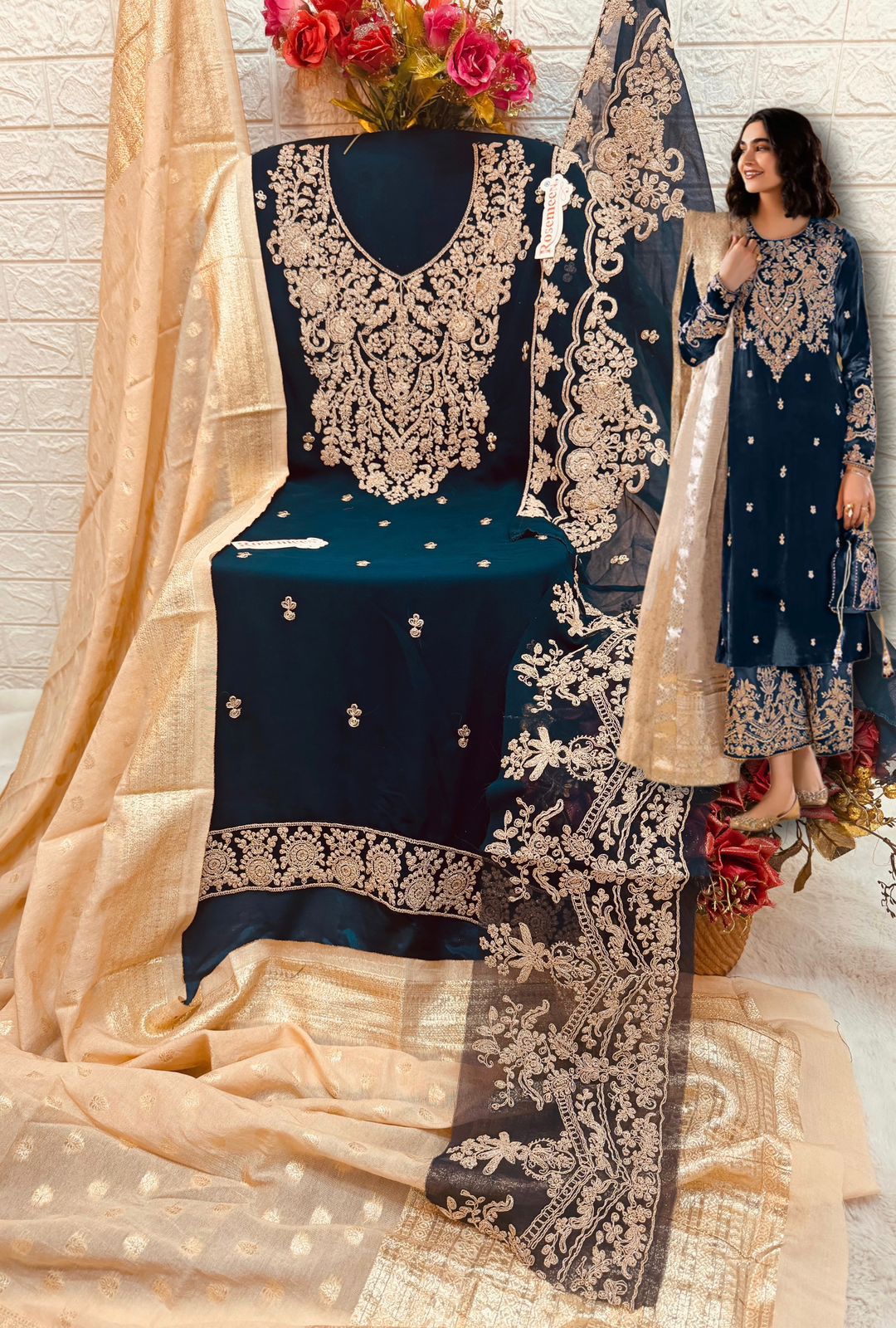 FEPIC D 5432 ROSEMEEN GEORGETTE SALWAR SUIT