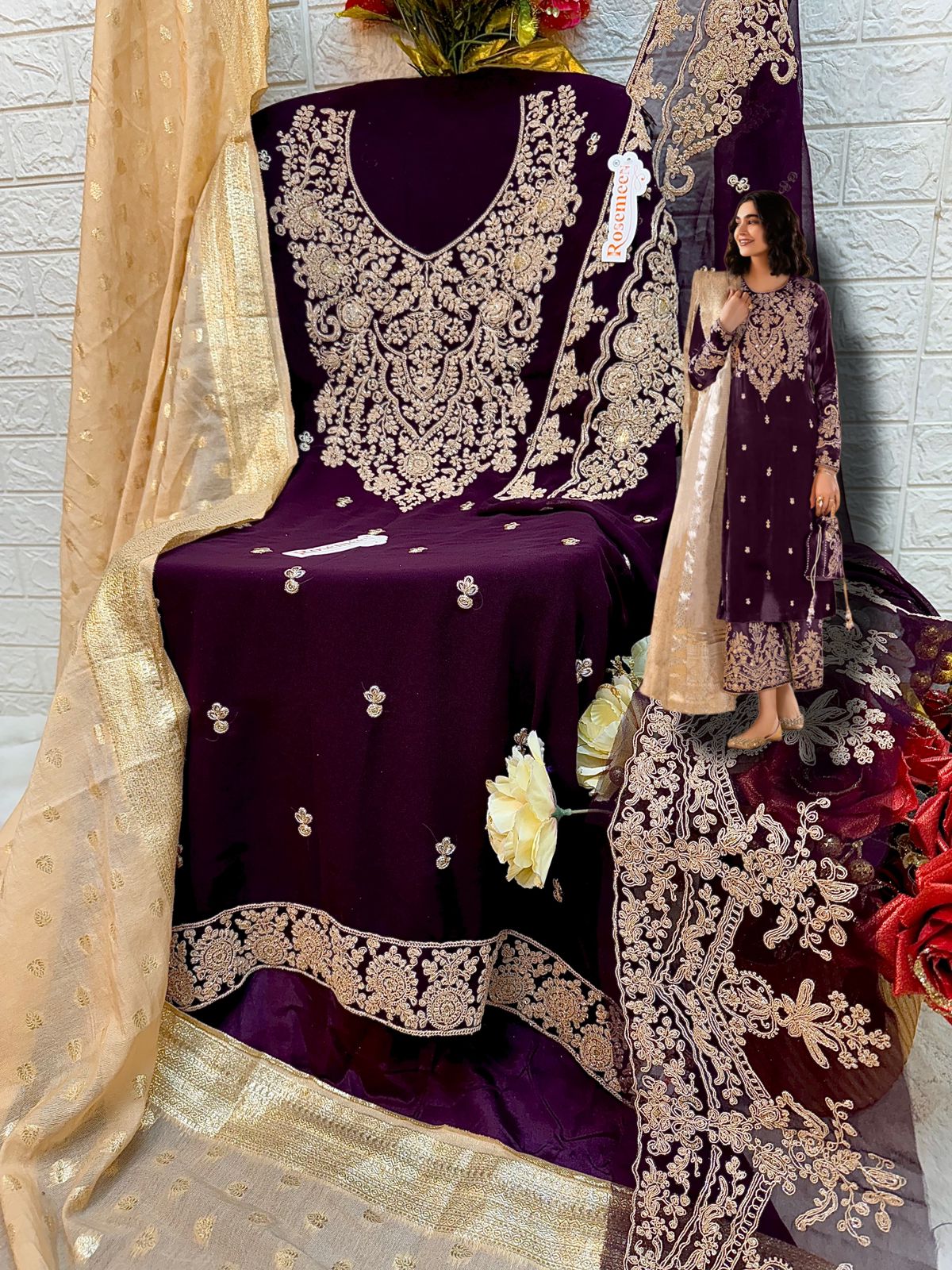 FEPIC D 5432 ROSEMEEN GEORGETTE SALWAR SUIT