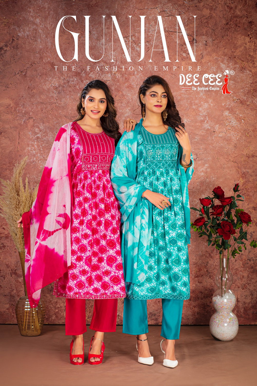 Deecee Gunjan Model Silk Kurti Bottom With dupatta