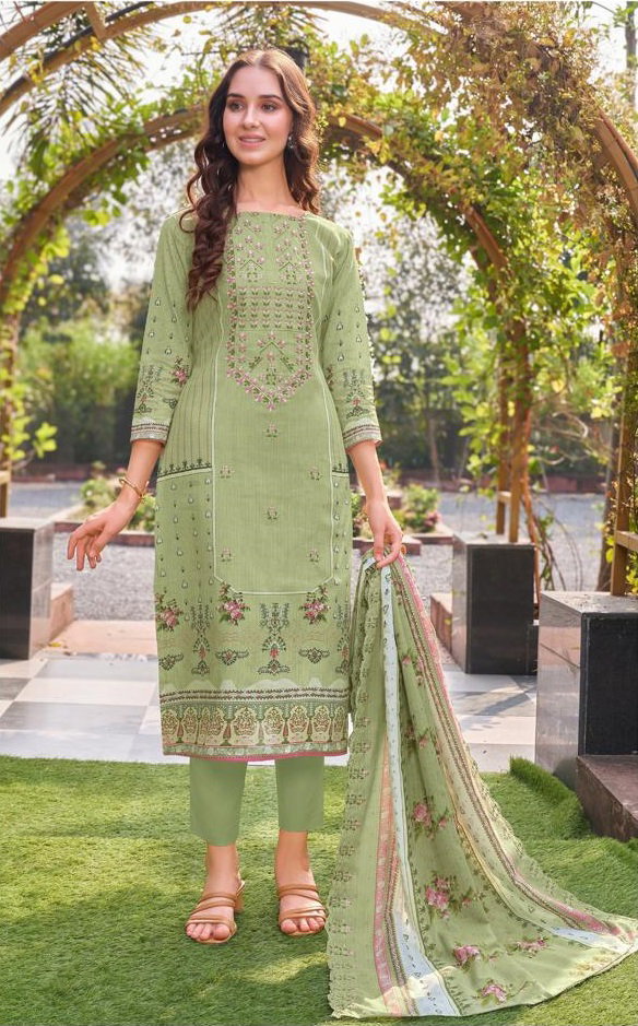 Alzohaib Az 1106 To 1108 Cotton Pakistani Salwar Suits