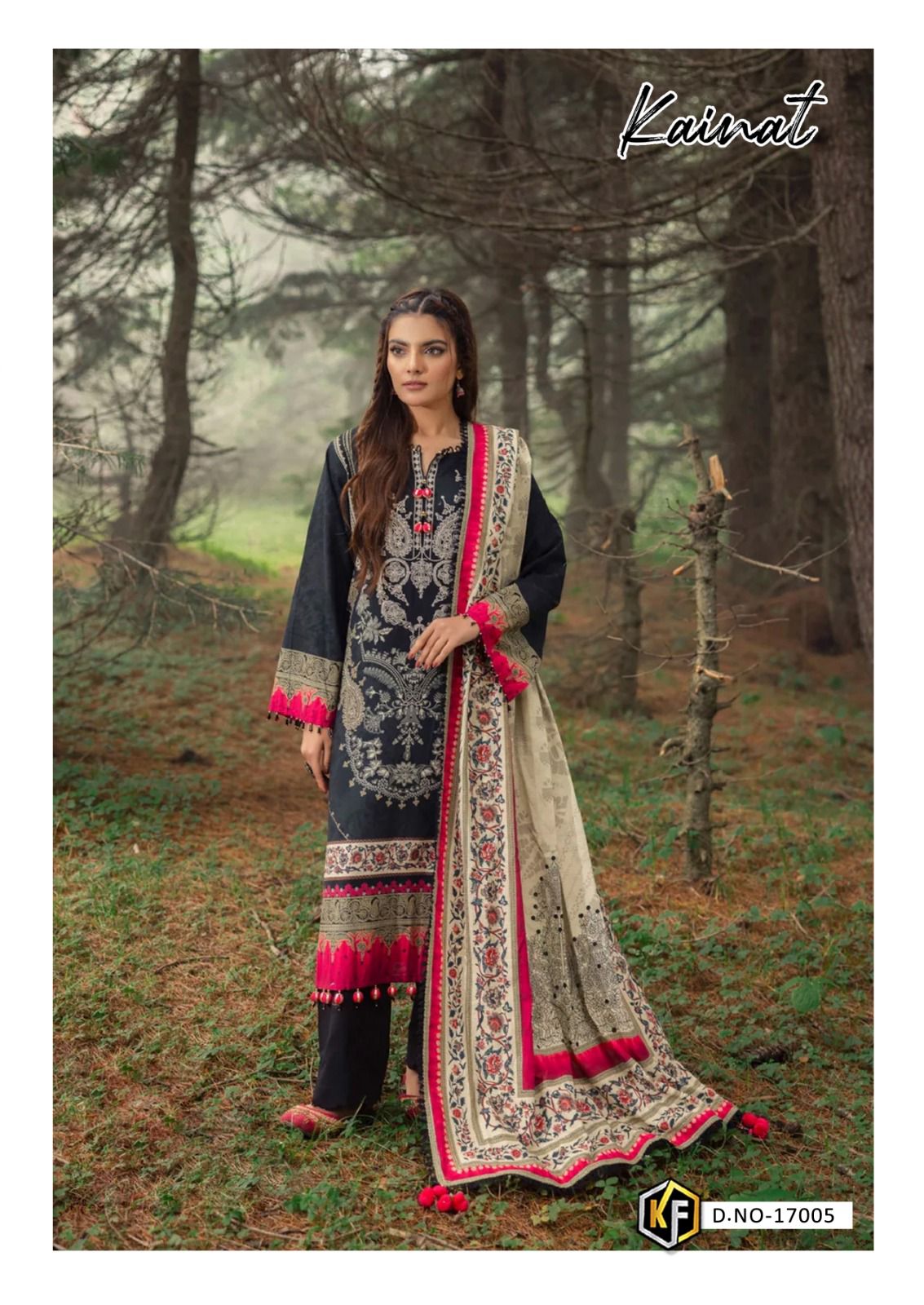 Keval Kainat Vol 17 Heavy Luxury Lawn Collection Dress Material