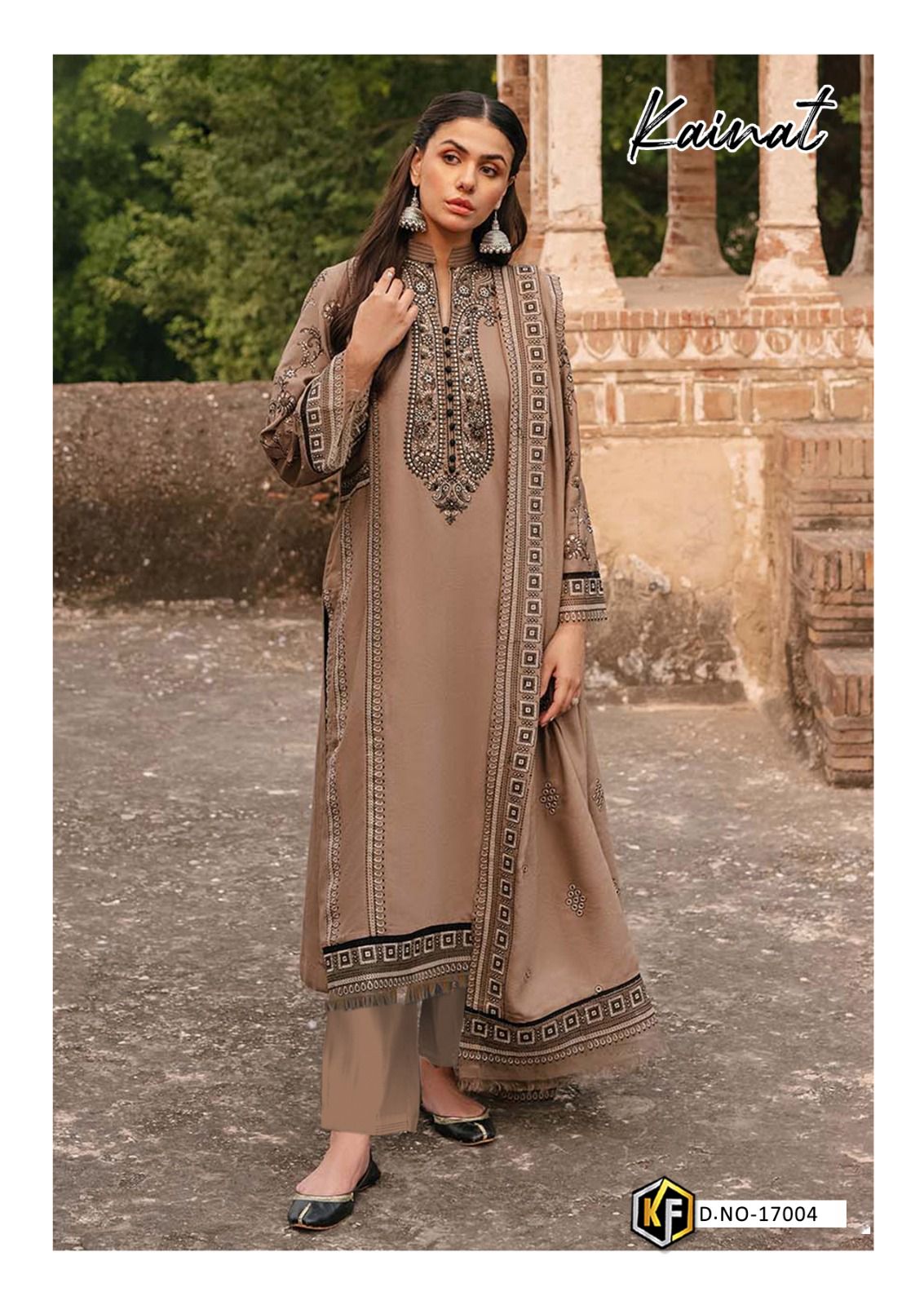 Keval Kainat Vol 17 Heavy Luxury Lawn Collection Dress Material