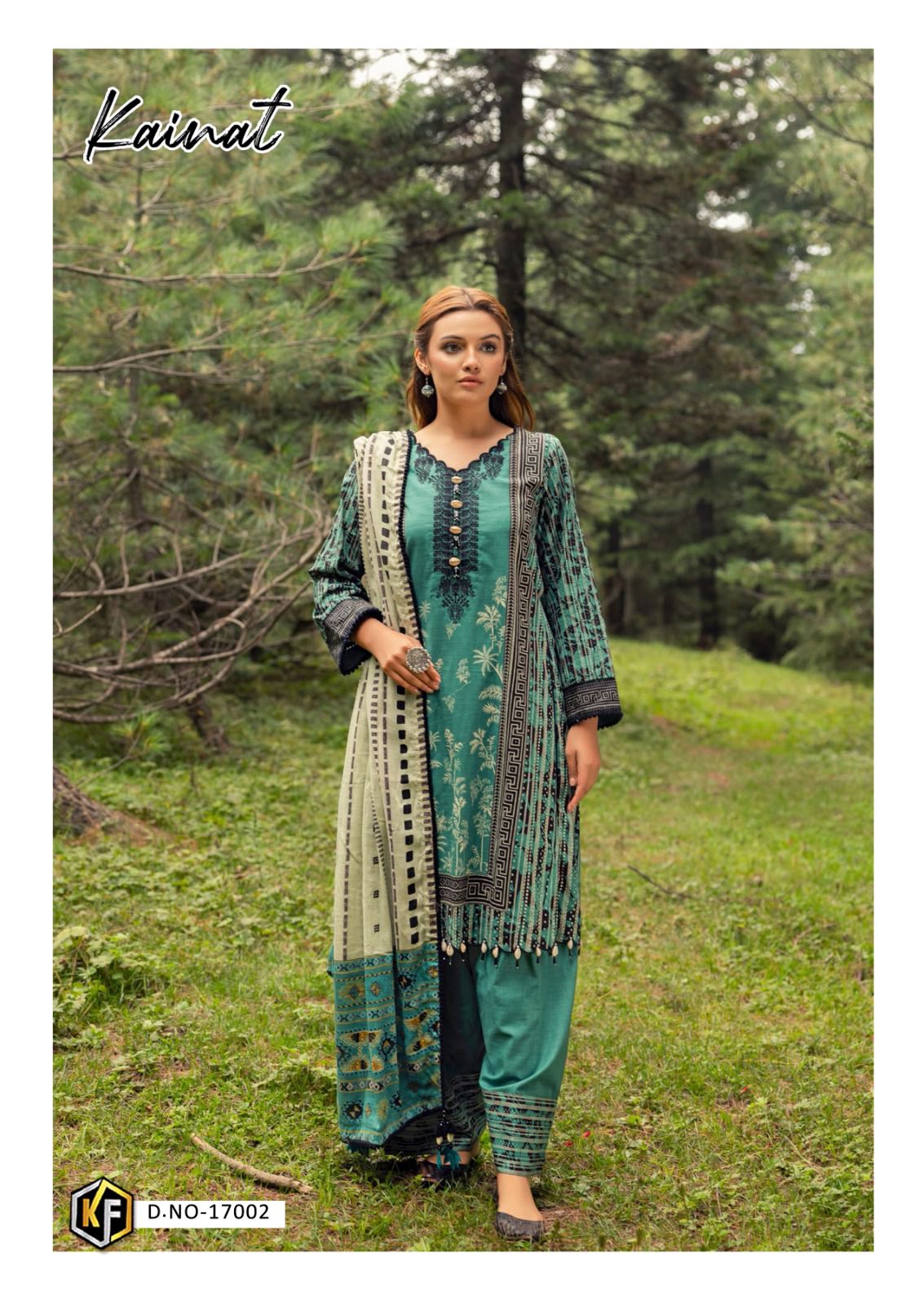 Keval Kainat Vol 17 Heavy Luxury Lawn Collection Dress Material