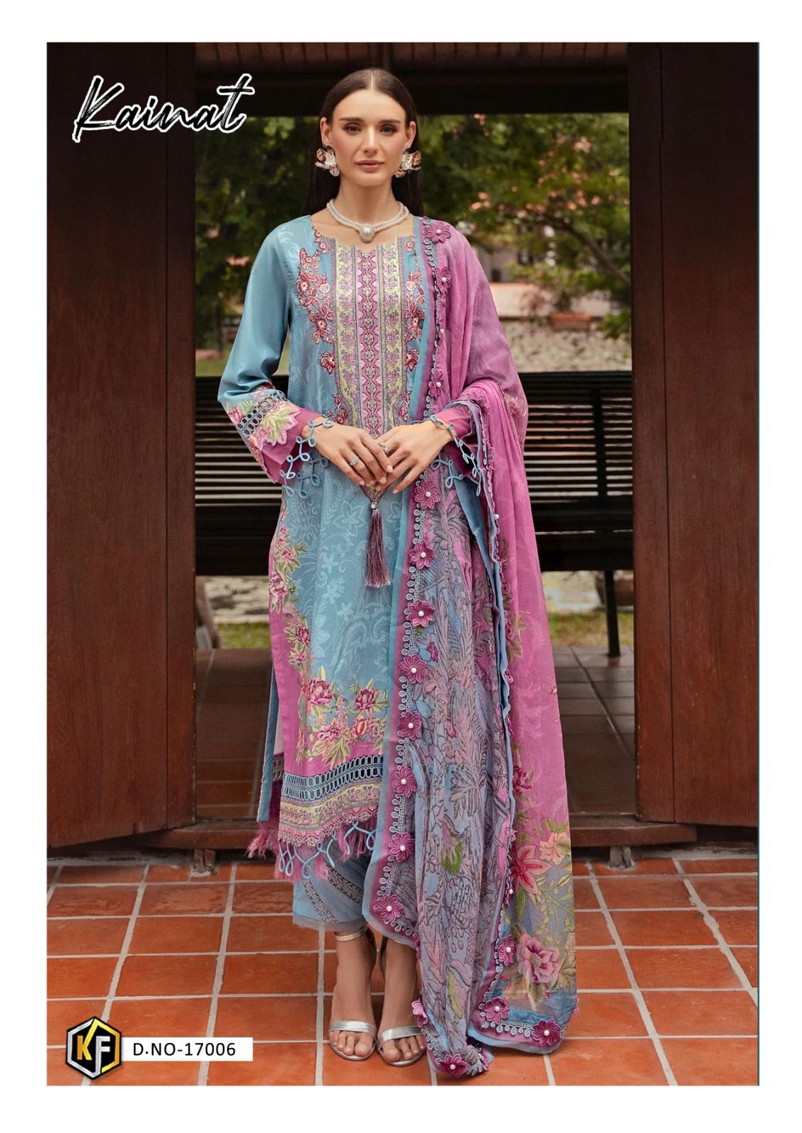 Keval Kainat Vol 17 Heavy Luxury Lawn Collection Dress Material