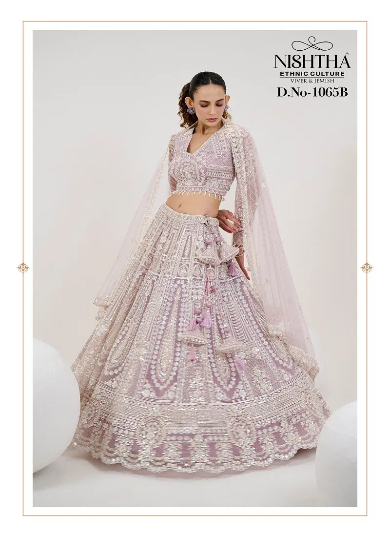 Nishtha 1065B Light Purple Bridal Vol 2 Designer Lehenga Choli Collection