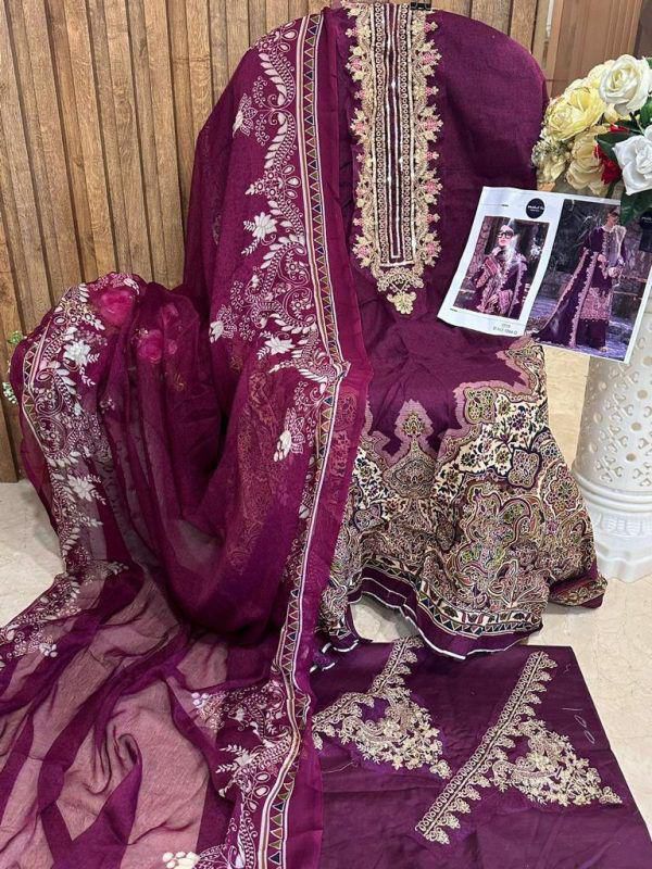 Mehboob Tex 1094 (A,B,D,G) Cotton Dupatta Pakistani Salwar Kameez Collection