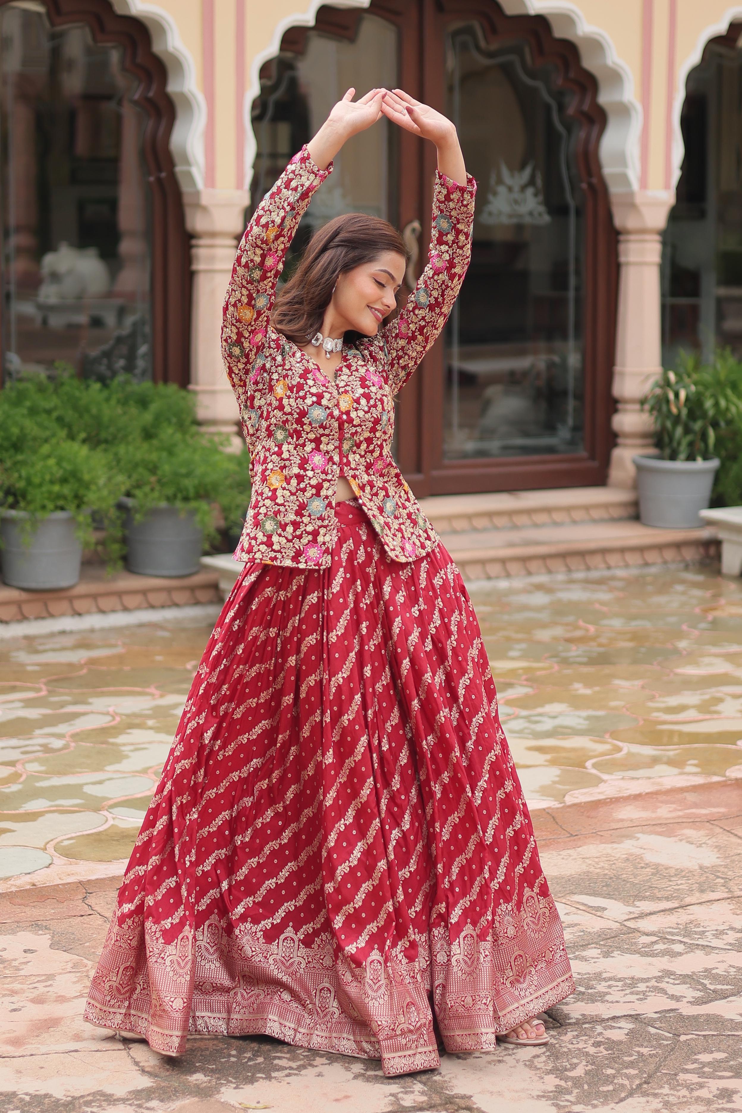 Lekha LH-7125 Designer Sequins Embroidered Readymade lehenga Collection
