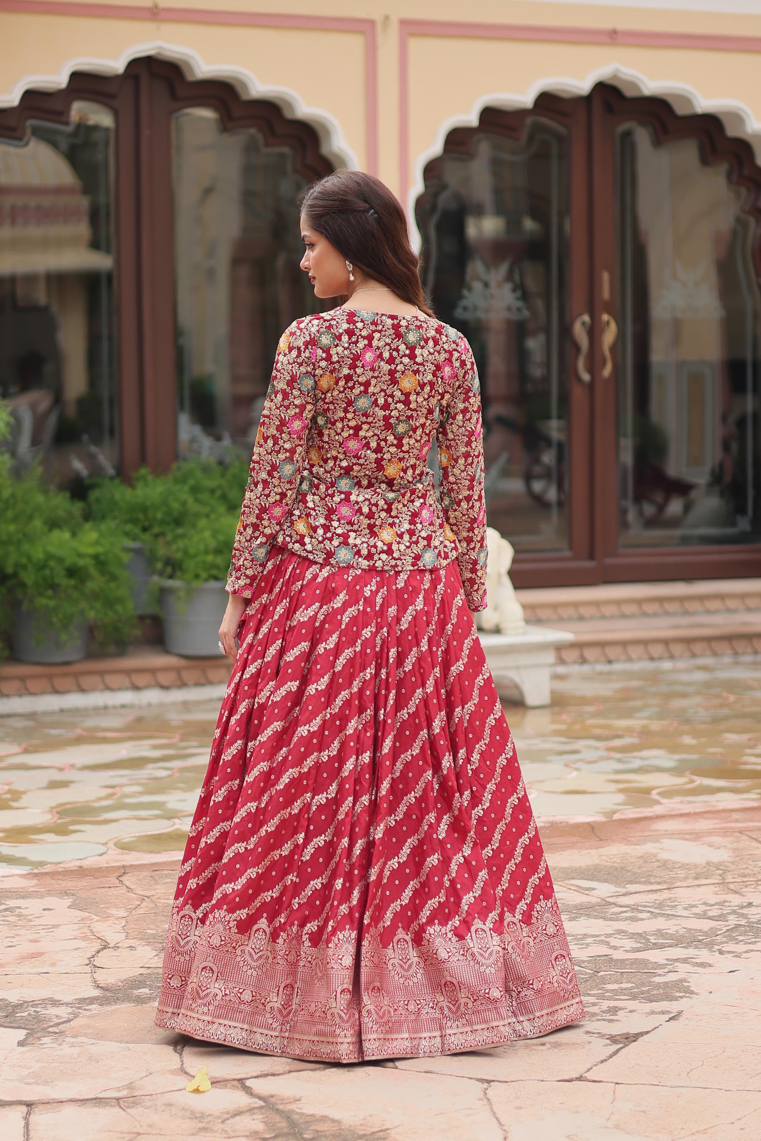 Lekha LH-7125 Designer Sequins Embroidered Readymade lehenga Collection