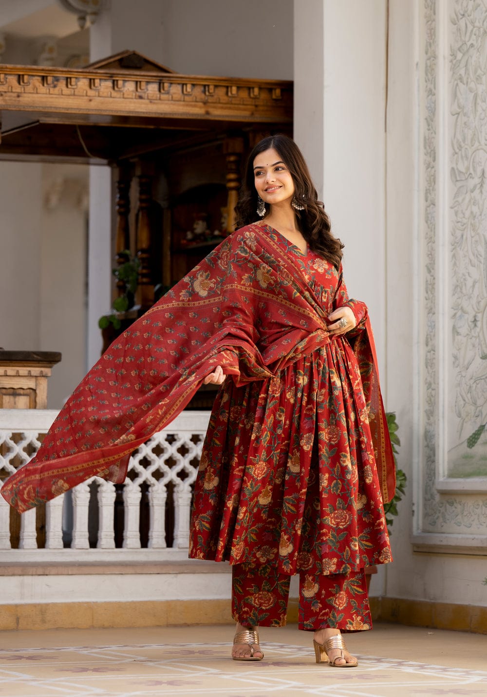 KUSUMA M-05 Voluminous Anarkali Suit Set