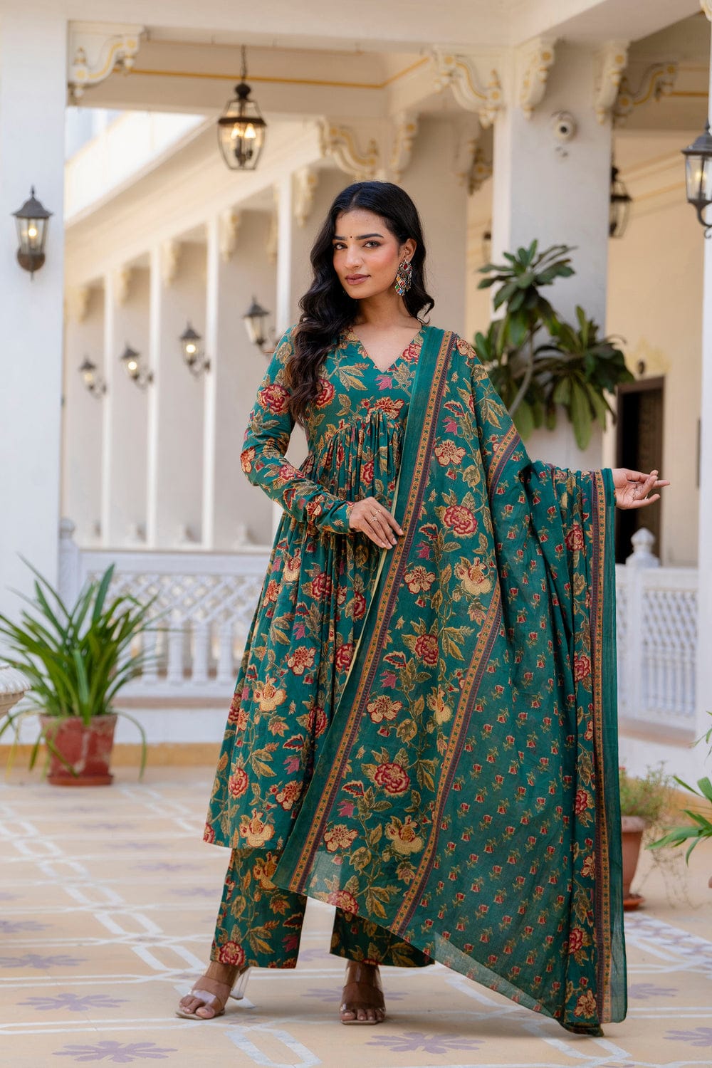 KUSUMA M-05 Voluminous Anarkali Suit Set