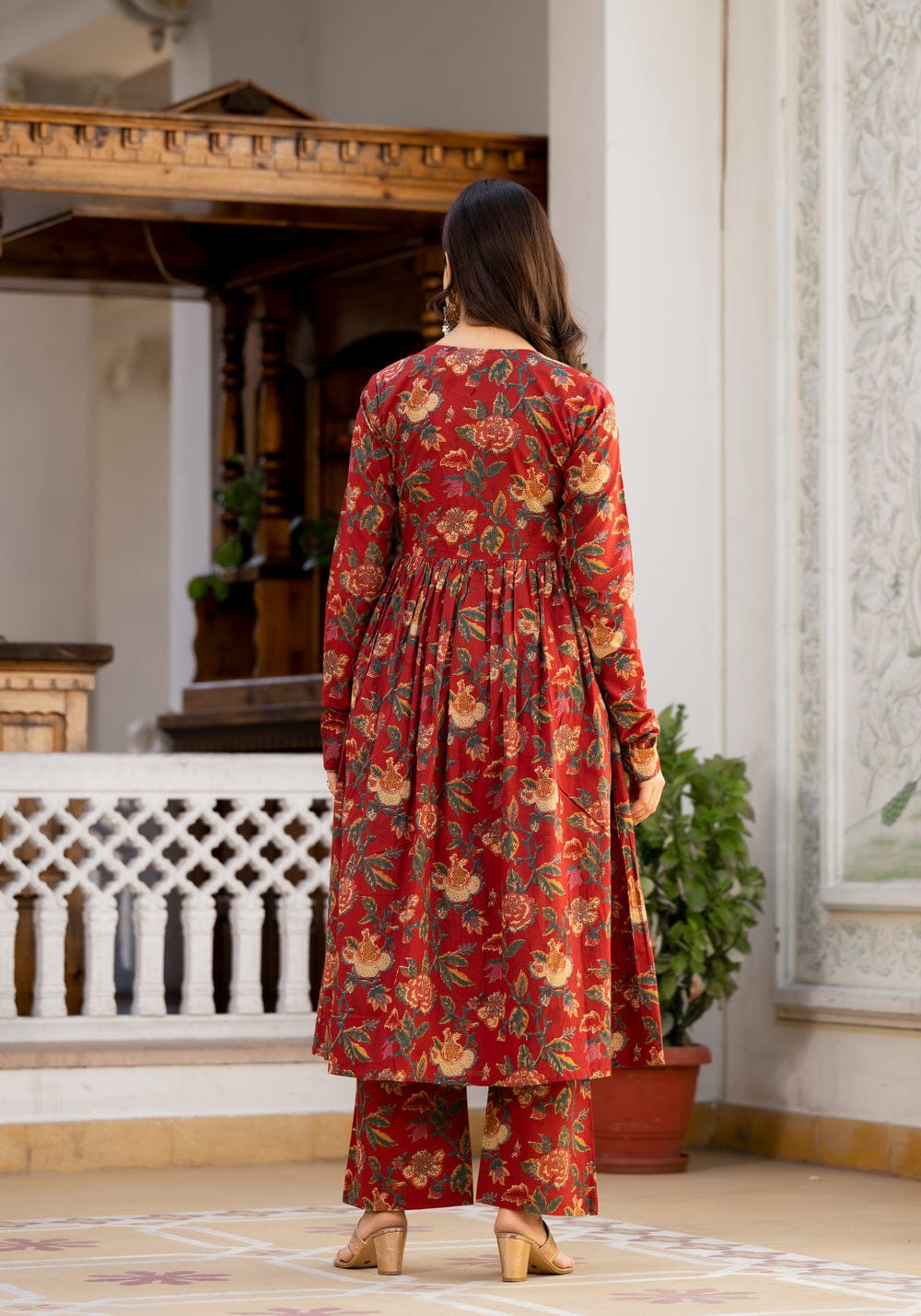 KUSUMA M-05 Voluminous Anarkali Suit Set