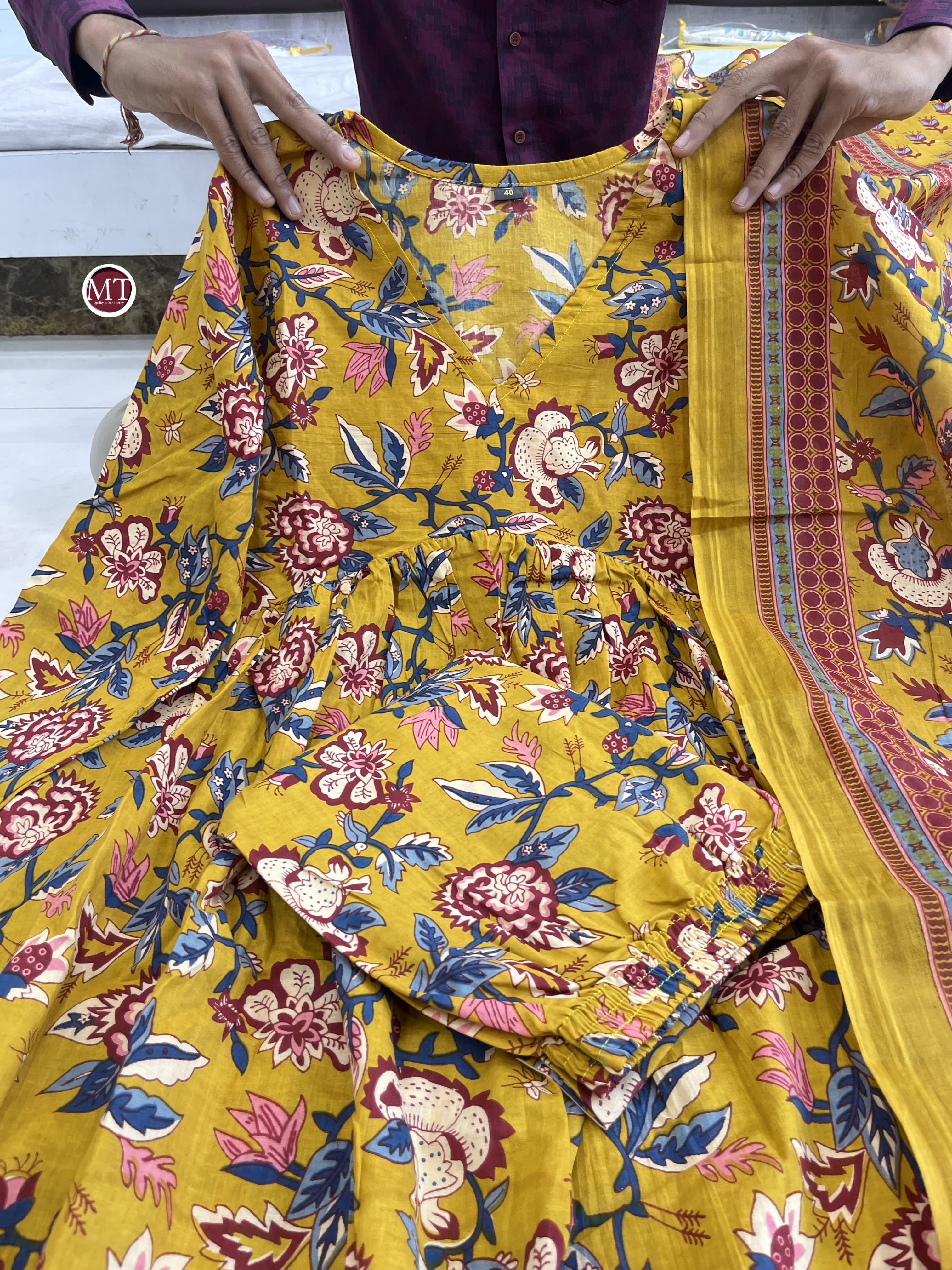 KUSUMA M-05 Voluminous Anarkali Suit Set