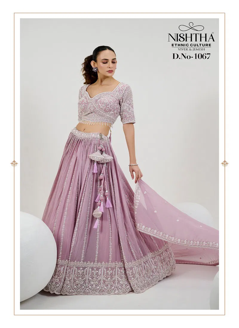 Nishtha 1067 Muave Bridal Vol 2 Designer Lehenga Choli Collection