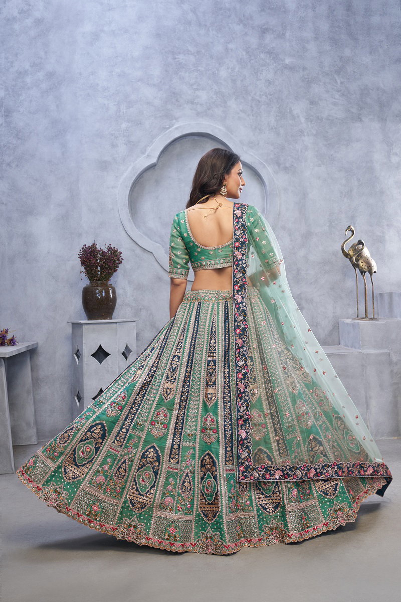 Banaavat Gazal Set 10 Organza Silk Fancy Lehenga Choli Collection