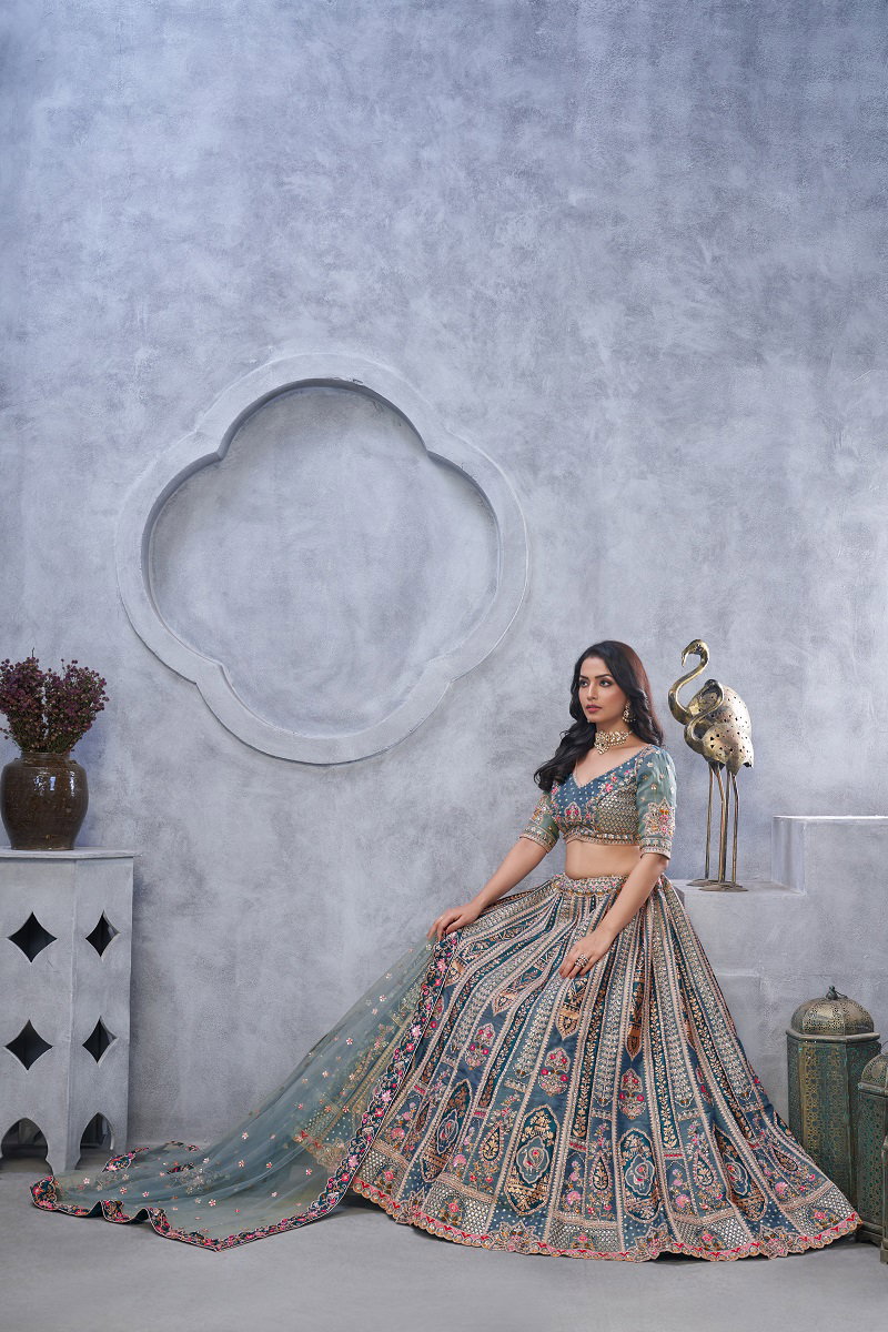 Banaavat Gazal Set 10 Organza Silk Fancy Lehenga Choli Collection