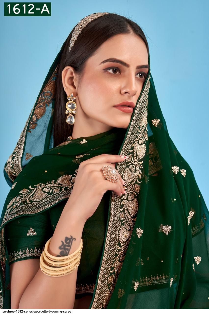 Jayshree 1612 Series Georgette Blooming Saree