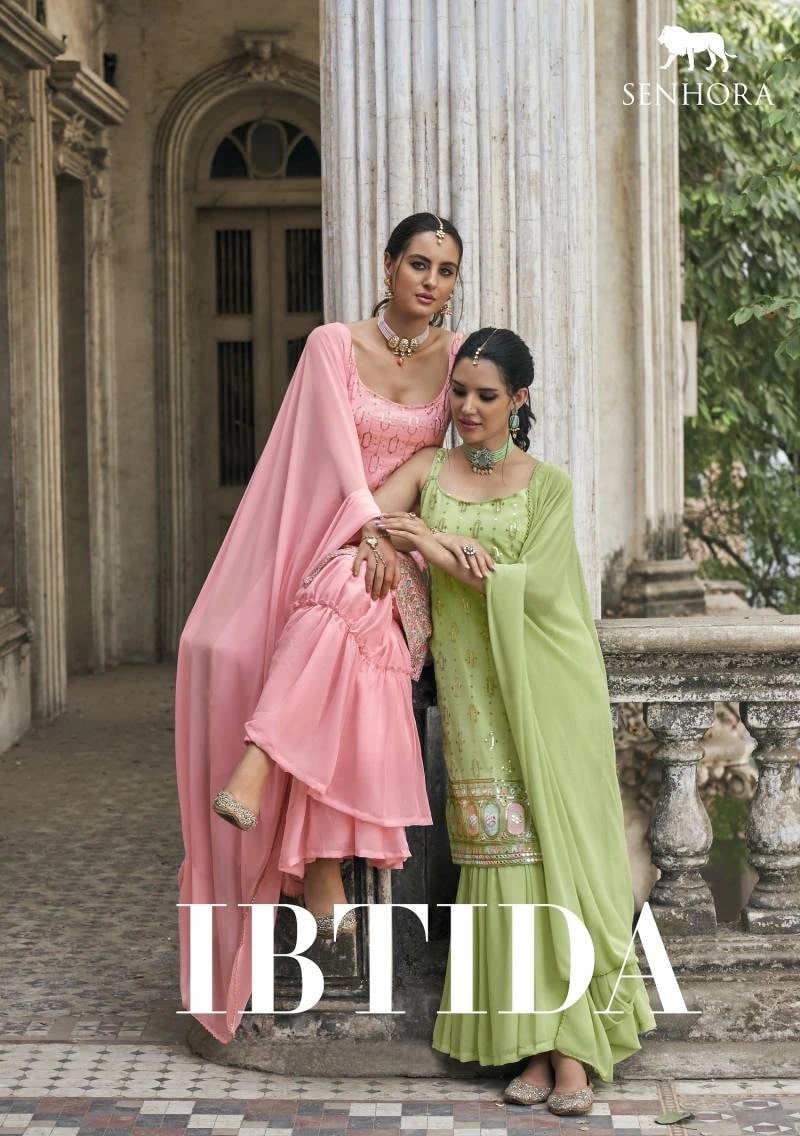 Senhora Ibtida Wedding Wear Sharara Suit Collection