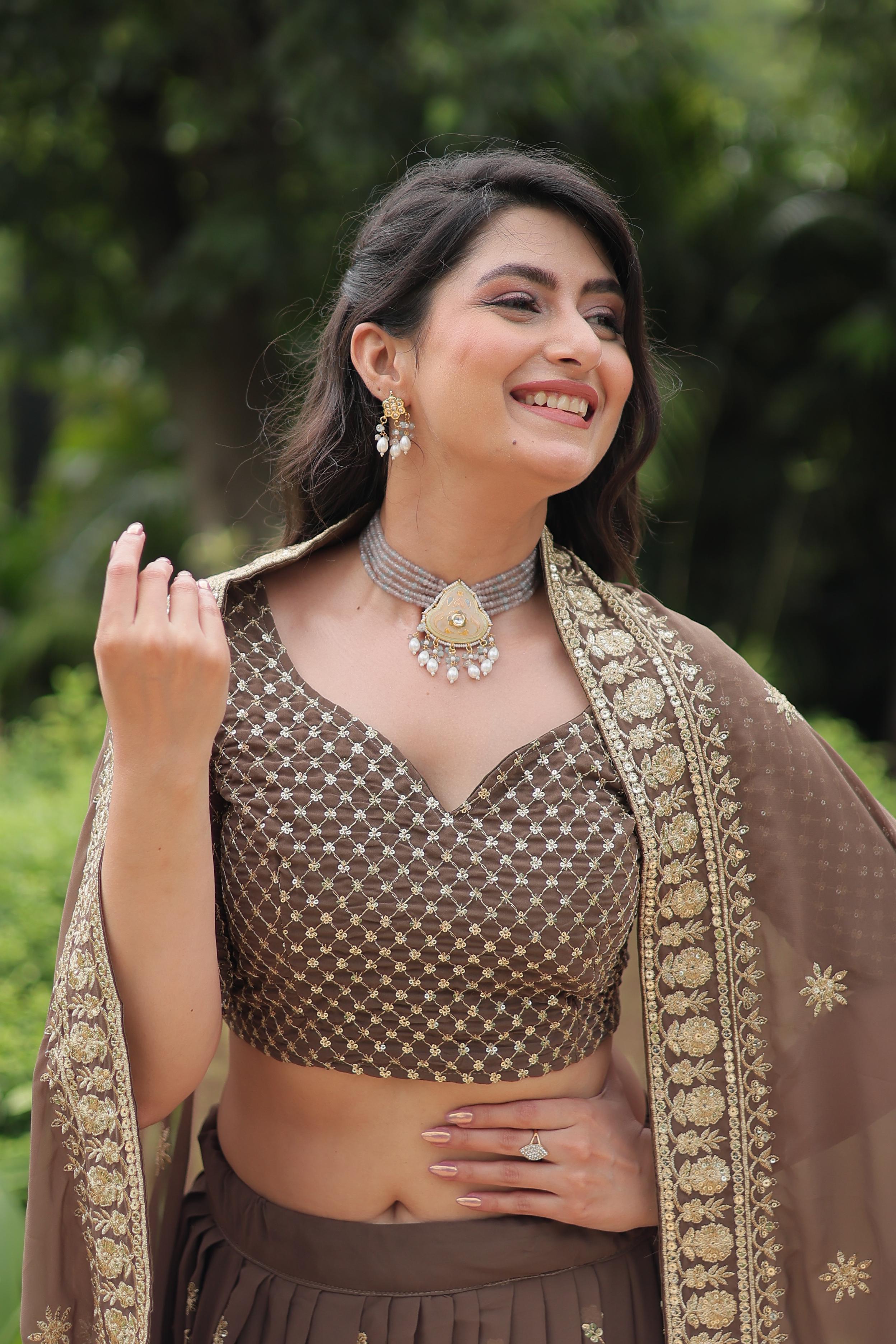 Lekha LH-5040 Designer Sequins Embroidered Readymade lehenga Collection