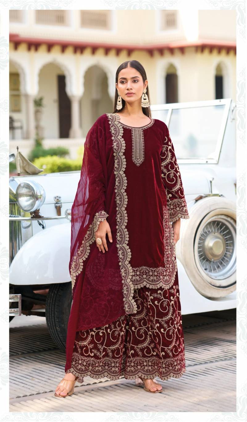 Deepsy Velvet 24 Series 32221 E To H Pakistani Salwar Suit