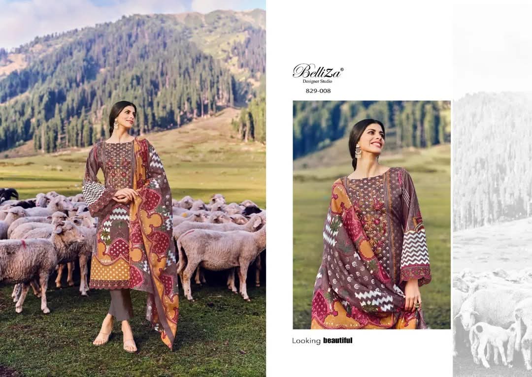 Belliza Aalia Pure Cotton Dress Material Collection
