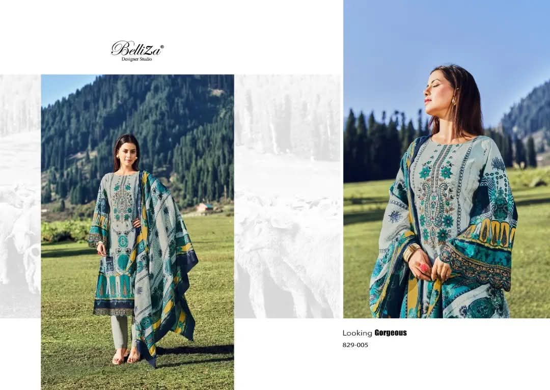 Belliza Aalia Pure Cotton Dress Material Collection