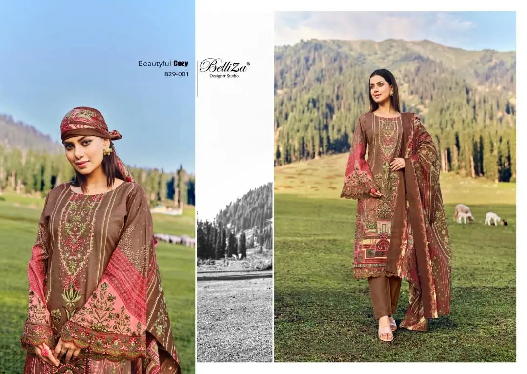 Belliza Aalia Pure Cotton Dress Material Collection