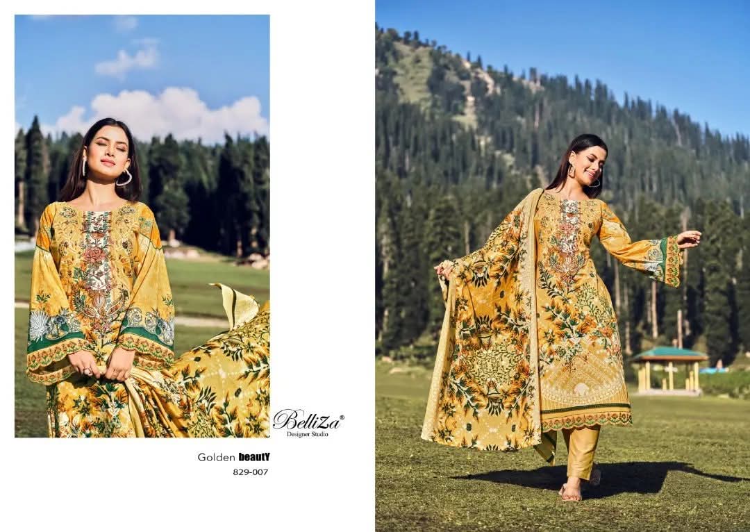 Belliza Aalia Pure Cotton Dress Material Collection