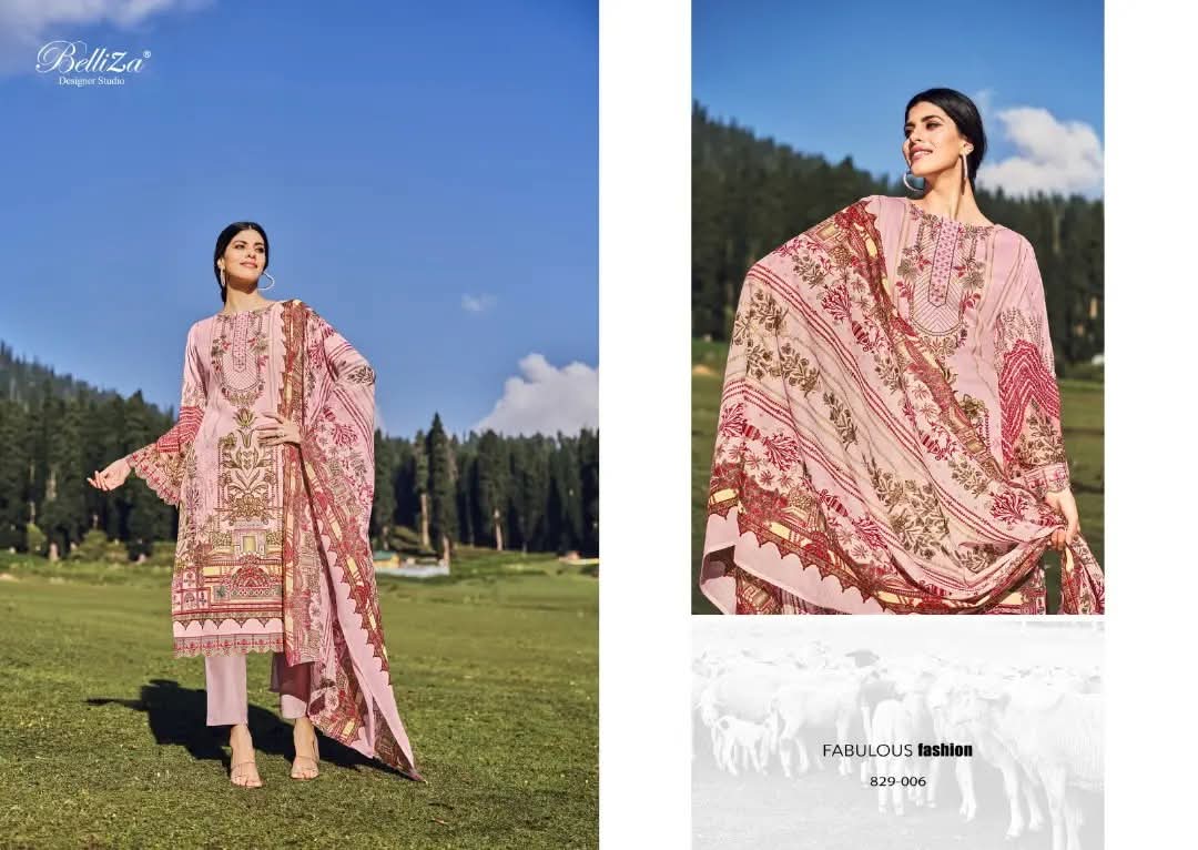 Belliza Aalia Pure Cotton Dress Material Collection