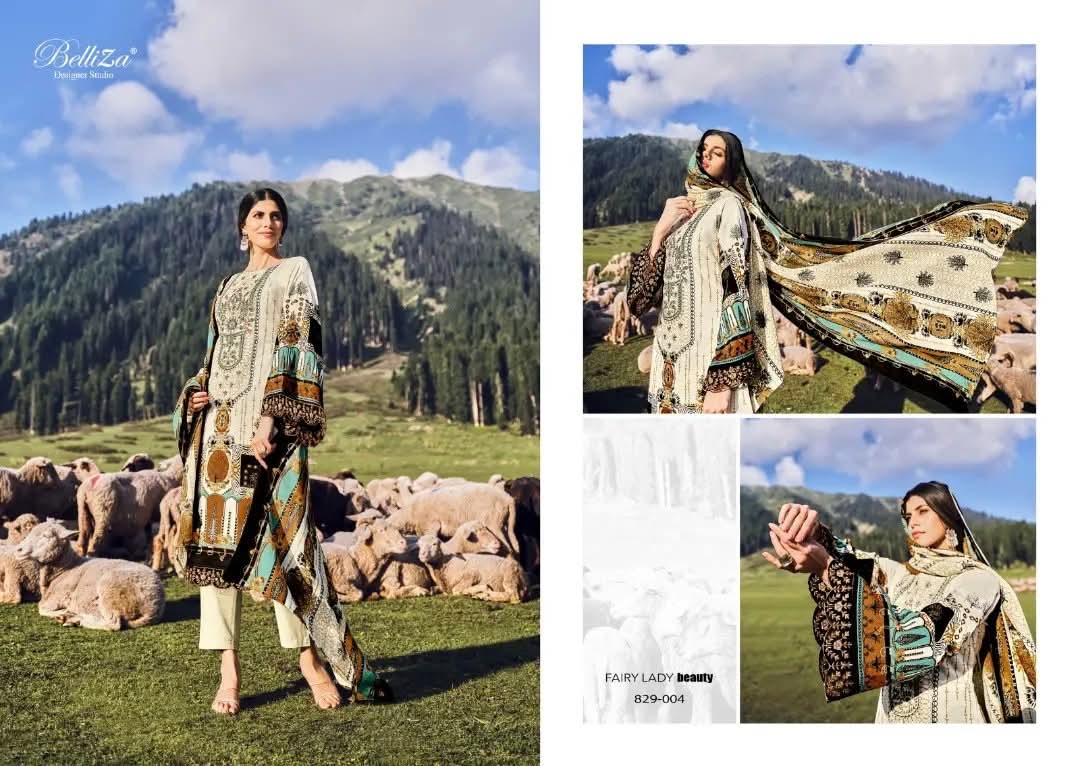 Belliza Aalia Pure Cotton Dress Material Collection