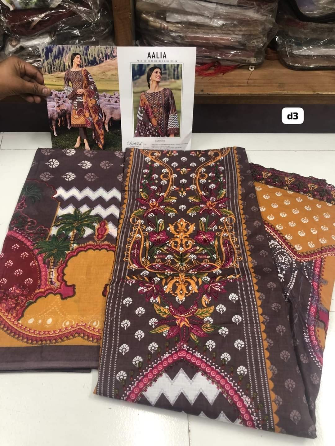 Belliza Aalia Pure Cotton Dress Material Collection