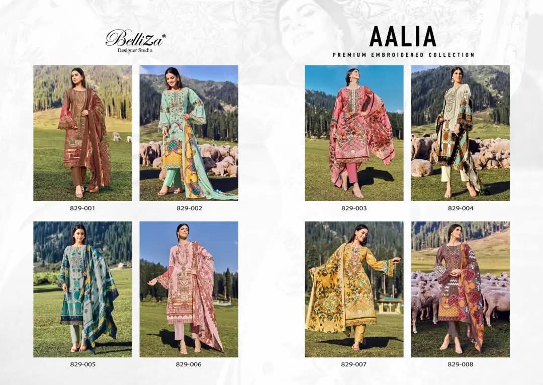 Belliza Aalia Pure Cotton Dress Material Collection
